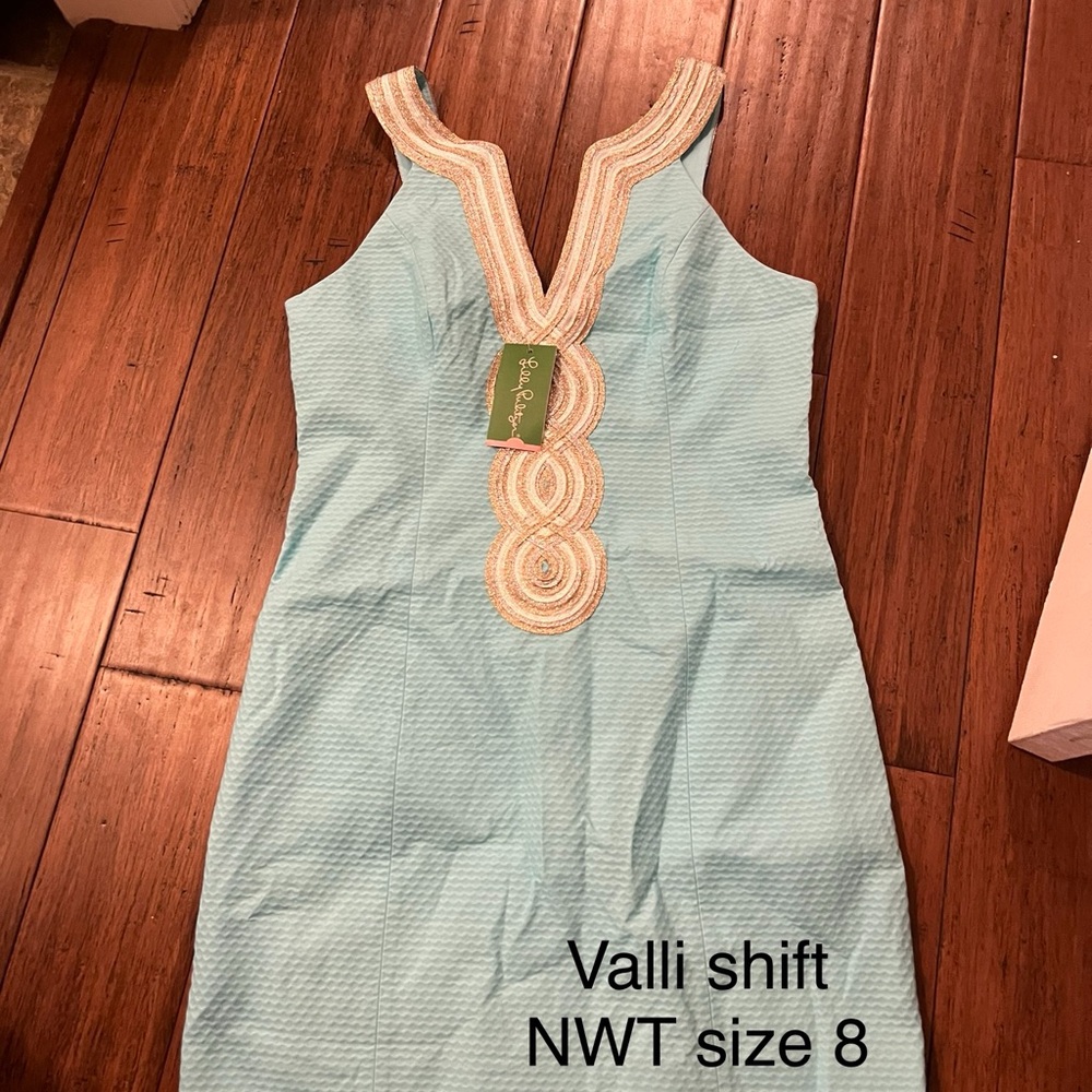 Lilly Pulitzer Valli Shift Dress in Light Blue new